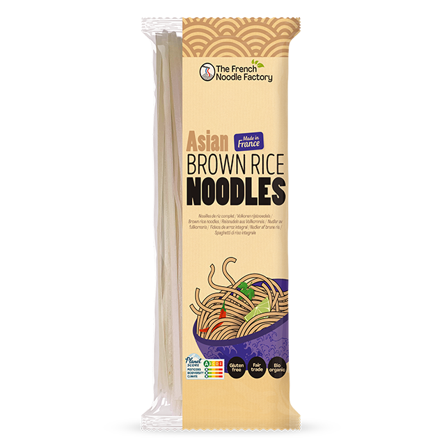 Asian brown rice noodles 200 g - The French Noodle Factory WEB