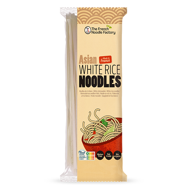 Asian white rice noodles 200 g - The French Noodle Factory WEB